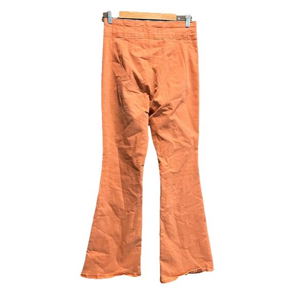 We The Free Jayde Coral Pink High Rise Flared Women's Jeans Size 30 - Picture 2 of 5